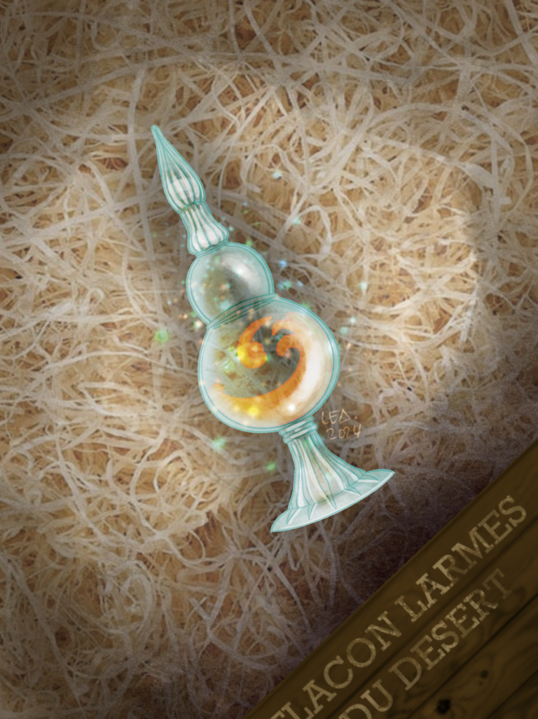 8. Flacons de larmes du désert