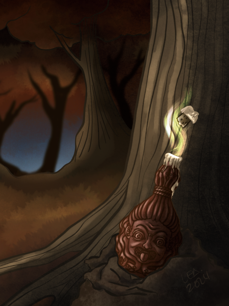 22. La bouteille de sorcière