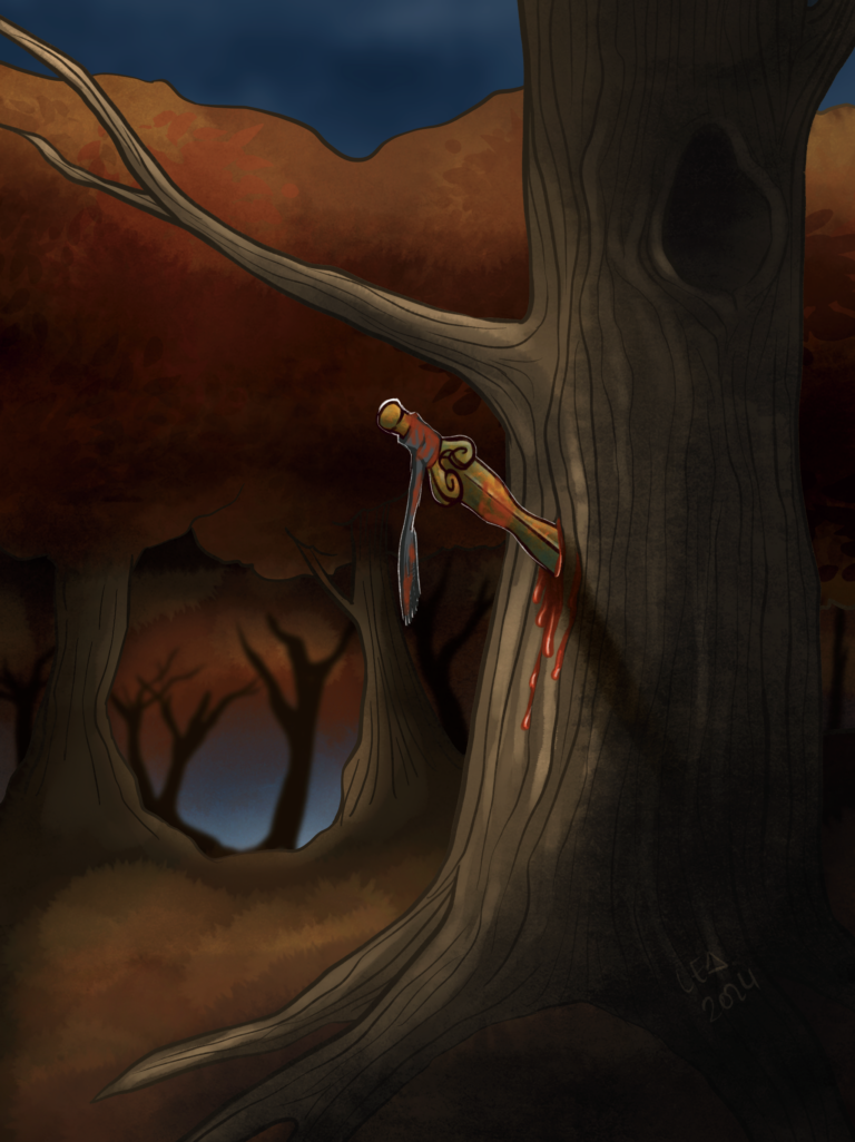 23. La lame écarlate