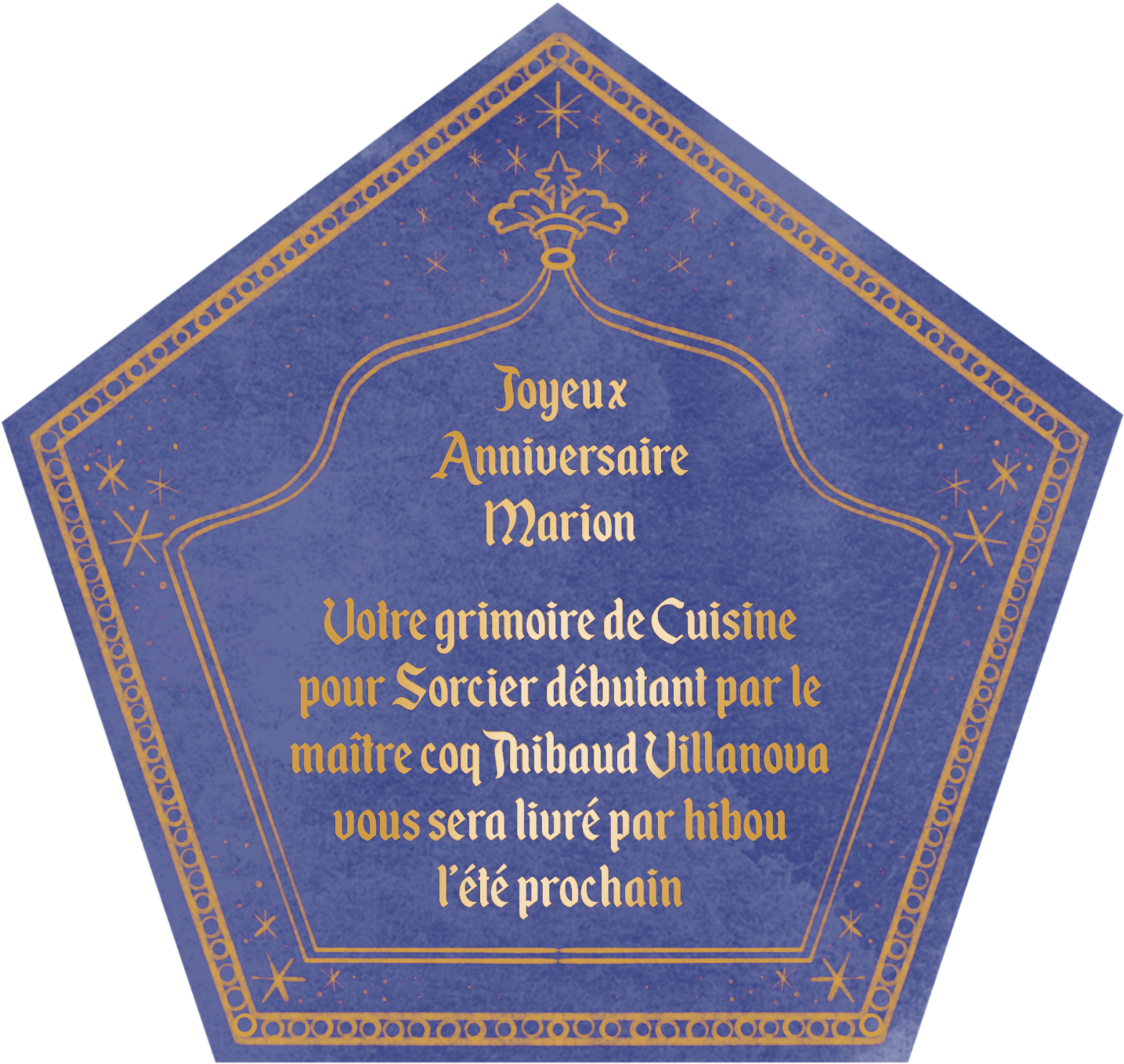 carte chocogrenouille verso